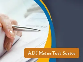 ADJ MAINS TEST SERIES